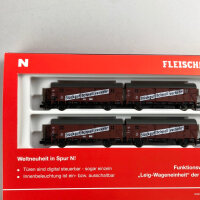 Fleischmann N 830684 Funktionswagen-Set "Leig-Wageneinheit" DB DCC (40000249)