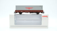 Märklin H0 00760-10 Niederbordwagen mit...