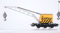 Märklin H0 Konvolut Kranwagen Kranschutzwagen Niederbordwagen beladen DB
