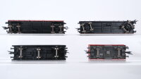 Fleischmann H0 Konvolut Niederbordwagen Klappdeckelwagen Hilfszuggerätewagen DB
