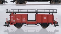 Fleischmann H0 Konvolut Hochbordwagen gedeckter Güterwagen Autotransportwagen DB