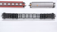 Fleischmann u.a. H0 Konvolut Kesselwagen "Ruhr Stickstoff" Tonerdewagen "VAW" Tiefladewagen DB