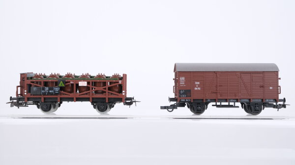 Piko H0 Konvolut Säuretopfwagen gedeckter Güterwagen DR ÖBB