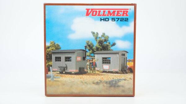 Vollmer H0 5722 Bauwagen 2 Stück