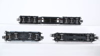 Märklin H0 Konvolut Tiefladewagen mit Trafo "AEG" Schweröl-Kesselwagen Containertragwagen "Sealand" DB
