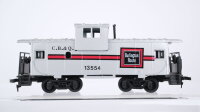 Bachmann H0 Konvolut US Caboose "Burlington Route" depressed-center Flatcar