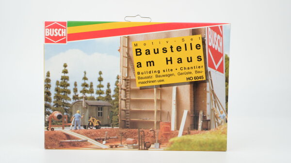 Busch H0 6045 Baustelle am Haus