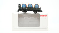 Märklin H0 48307 Niederbordwagen mit Bremserhaus...