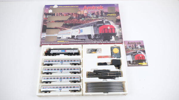 Mehano H0 T740 Start-Set "Amtrak" BR 505 Amtrak Gleichstrom
