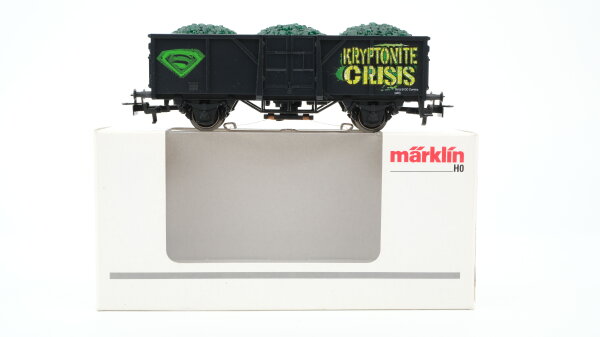 Märklin H0 48706 Offener Güterwagen KRYPTONITE CRISIS  El-u 1.FC märklin Jahreswagen 2006