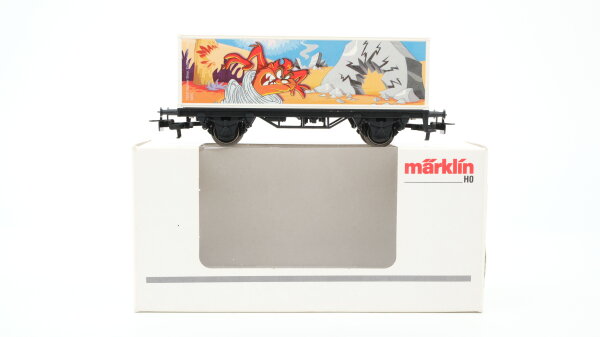 Märklin H0 48705 Behälter-Tragwagen (Containerwagen) BT 30 1. FC Märklin Jahreswagen 2005