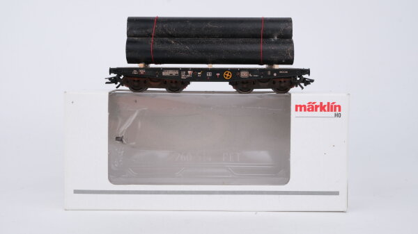 Märklin H0 48734 Schwerlast-Flachwagen Rlmmps 650 der DB
