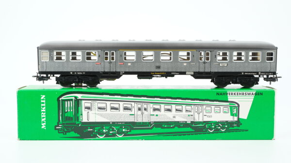 Märklin H0 4043 Nahverkehrswagen 1./2. Kl. Silber DB