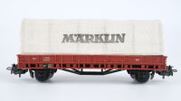 Märklin H0 4609 Niederbordwagen Planwagen DB