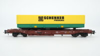 Roco H0 46356 Taschenwagen mit Sattelauflieger (Schenker) DB