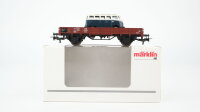Märklin H0 00755-10 Niederbordwagen mit T1 Bulli DB