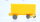 Wiking H0 unverglast Konvolut Post LKW mit 2 Anhänger gelb (Beschriftung feht)