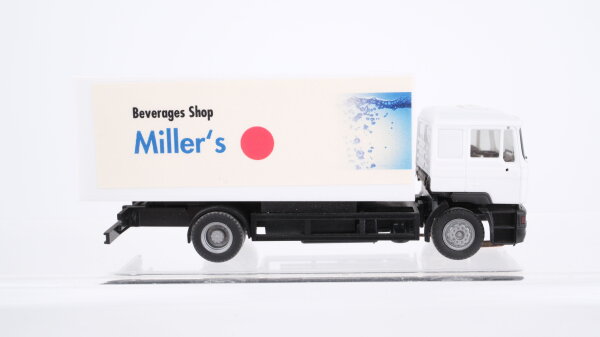 Faller Car System H0 MAN LKW Miller´s Beverages Shop