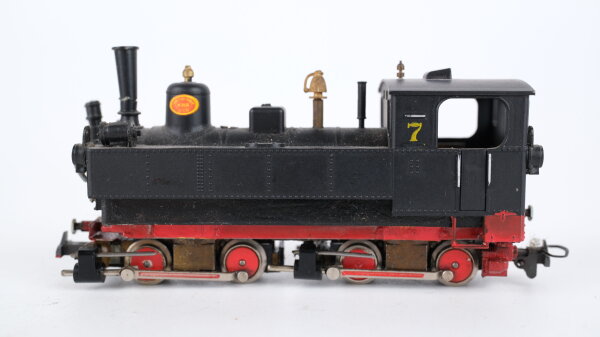 Eigenbau H0e Dampflok 7 (Spur N Fahrgestell)