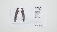 Trix H0 62772 Bogenweiche rechts R3=515 mm 30°