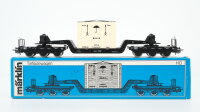 Märklin H0 4618 Tiefladewagen mit Übersee-Kiste...