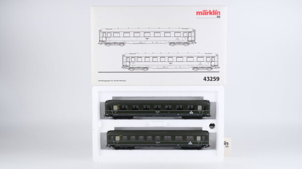 Märklin H0 43259 Schnellzugwagen-Set "Berlin-Hamburg" der DRG