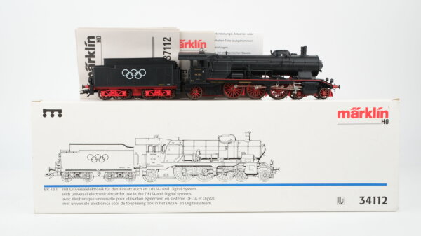 Märklin H0 34112 Schlepptenderlokomotive BR 18.1 der DRG Wechselstrom Delta Digital