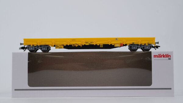 Märklin H0 47100 Niederbordwagen mit Rungen Res