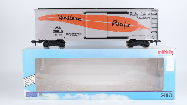 Märklin Spur 1 54871 US-Güterwagen Boxcar "Western Pacific 20315" WP