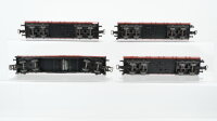Märklin H0 Konvolut Niederbordwagen 4achsig DB (Abbrüche)