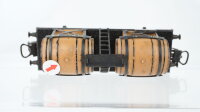 Märklin H0 Konvolut Talbot-Trichterwagen 367 Hochbordwagen 365 Weinfasswagen "Bordeaux" 308