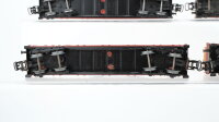 Märklin H0 Konvolut Niederbordwagen teilbeladen DB