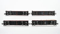 Märklin H0 Konvolut Niederbordwagen teilbeladen DB