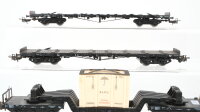 Märklin H0 Konvolut Schwerlastwagen "Überseekiste Bahia" Schwerlastflachwagen mit Rungen DB