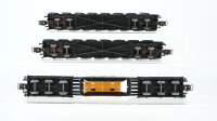 Märklin H0 Konvolut Schwerlastwagen "Überseekiste Bahia" Schwerlastflachwagen mit Rungen DB