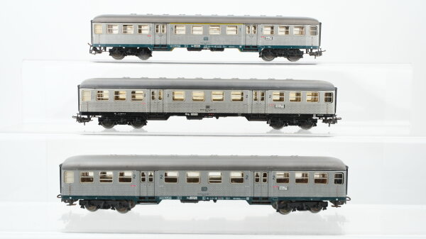 Märklin H0 Konvolut "Silberlinge" Abteilwagen 1./2.Kl. 2.Kl. DB