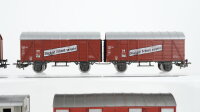 Märklin H0 Konvolut gedeckte Güterwagen  "Stückgut Schnellverkehr" DB u.a.