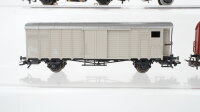 Märklin H0 Konvolut gedeckte Güterwagen  "Stückgut Schnellverkehr" DB u.a.