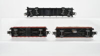 Märklin H0 Konvolut Rungenwagen teilbeladen  Plandachwagen DB (Abbrüche)