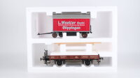 Märklin Spur 1 58363 Museumswagen 1998 Flachwagen mit Beladung "Wackler"