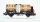 Märklin H0 Konvolut Kühlwagen "Würzburger Hofbräu" Niederbordwagen mit PKW "Krombacher" Weinfasswagen DB u.a.