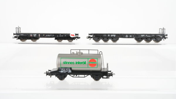 Märklin H0 Konvolut Schwerlastwagen Kesselwagen "Stinnes" DB