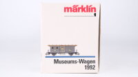 Märklin Spur 1 Museumswagen 1992 Gedeckter Güterwagen "Märklin Museum Göppingen"