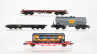 Piko u.a. H0 Konvolut Containertragwagen mit...