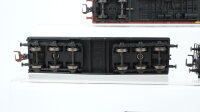 Piko u.a. H0 Konvolut Containertragwagen mit Tankcontainer "Merzarid" Kesselwagen "Shell" Schwerlastwagen Niederbordwagen DB
