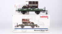 Märklin Spur 1 Museumswagen 1991 Flachwagen mit...