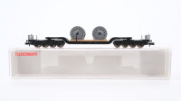 Fleischmann N 8299 Tiefladewagen mit 2 Kabelrollen SSt...