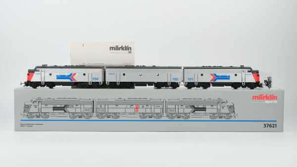 Märklin H0 37621 Diesel-elektrische Lokomotive Typ EMD F 7 der Amtrak Wechselstrom Digital