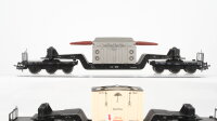 Märklin H0 Konvolut Tiefladewagen mit Trafo/Kiste "AEG Bahia" DB