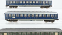Fleischmann H0 Konvolut Personenwagen "Touropa" Personenwagen 2.Kl. DB (Unvollständig)